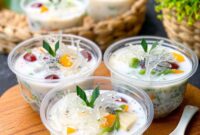 “Berbagai menu takjil populer menjelang berbuka puasa, mulai dari kolak, gorengan, hingga es buah, siap memanjakan selera dan menemani momen kebersamaan keluarga.”Brilio.net (ilustrasi takjil Ramadhan)