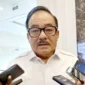 Anggota DPR RI Fraksi Partai Golkar, Robert J. Kardinal, saat memberikan keterangan kepada awak media di Kompleks Parlemen, Jakarta./suaracom/suarabrita.com 