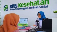 Suasana pelayanan peserta Jaminan Kesehatan Nasional (JKN) di kantor BPJS Kesehatan. (Foto: Britainaja