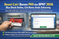 Warga mengecek status penerima bansos PKH dan BPNT 2026 melalui situs resmi Kementerian Sosial serta menggunakan Kartu Keluarga Sejahtera (KKS) untuk pencairan bantuan.Ilustrasi / Dok. Kemensos RI
