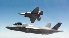 Ilustrasi jet tempur F-35 US Air Force. ANTARA/Anadolu/aa.