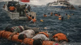 Kapal feri tenggelam di Filipina, 13 orang tewas dan lebih 100 penumpang masih hilang (Foto Ilustrasi Antara Bengkulu/Admin)
suarabrita.com