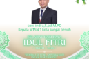 Kepala MTsN 1 Kota Sungai Penuh, Soni Indra, S.Pd., M.Pd menyampaikan ucapan Selamat Hari Raya Idul Fitri 1447 H / 2026 M kepada masyarakat dan keluarga besar dunia pendidikan.