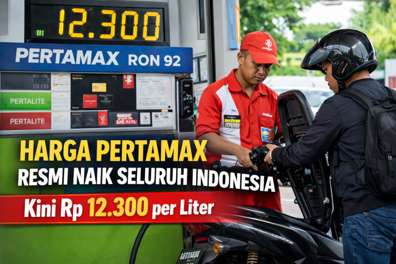 Petugas melayani pengendara yang mengisi bahan bakar Pertamax (RON 92) di SPBU milik PT Pertamina (Persero). Harga Pertamax dilaporkan mengalami kenaikan dan berlaku di sejumlah wilayah Indonesia mulai Maret 2026./AI/suarabrita.com 