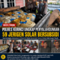 Personel Satreskrim Polres Kerinci menunjukkan barang bukti berupa 59 jerigen berisi BBM bersubsidi jenis solar, satu unit mobil Mitsubishi L300, serta dua tersangka yang diamankan dalam pengungkapan dugaan penyalahgunaan pengangkutan dan niaga BBM bersubsidi di Desa Air Teluh, Kecamatan Kumun Debai, Kota Sungai Penuh. Foto: Satreskrim Polres Kerinci.