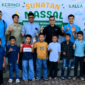 Foto bersama jajaran PT Kerinci Merangin Hidro, tenaga kesehatan, dan peserta khitan massal gratis usai pembukaan kegiatan CSR di kawasan PLTA PT Kerinci Merangin Hidro, Kecamatan Batang Merangin, Kabupaten Kerinci, Rabu (1/7/2026). Program ini diikuti 50 anak dari sembilan desa sebagai wujud kepedulian perusahaan terhadap kesehatan masyarakat.